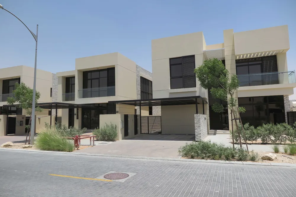 Developer's render of Damac Hills - Queens Meadow