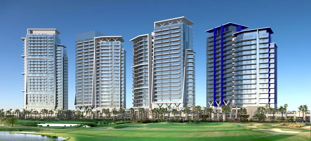 Developer's render of Damac Hills - Artesia