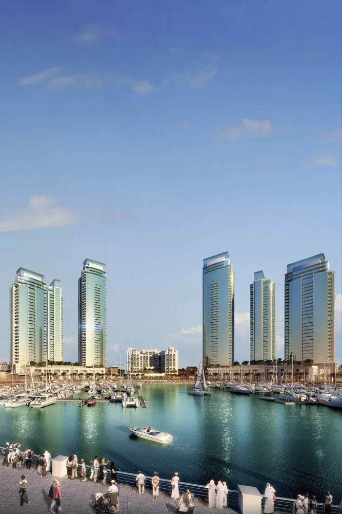 Developer's render of The Dubai Creek Residences