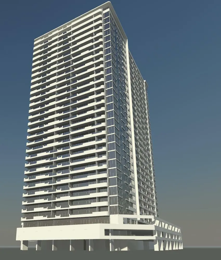 Developer's render of Merano Tower