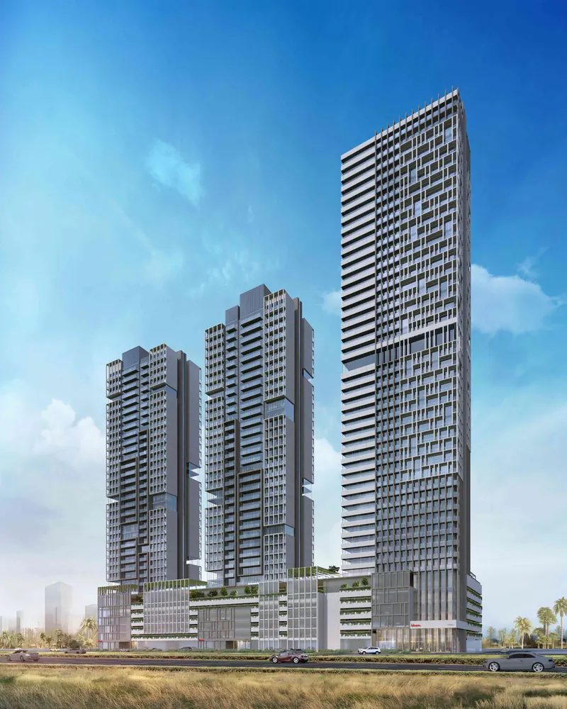 Developer's render of Bloom Towers