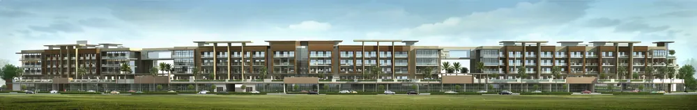 Developer's render of The Wings