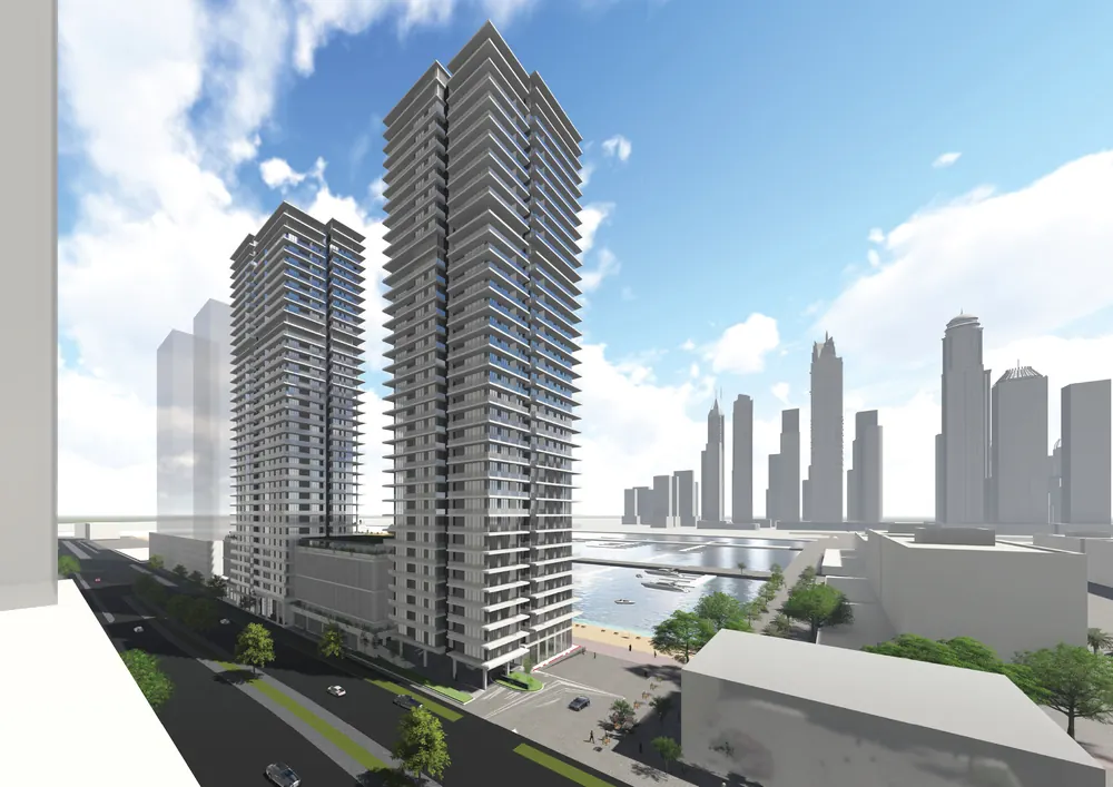 Developer's render of Sunrise Bay