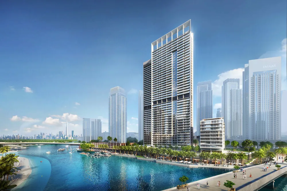 Developer's render of Palace Residences - Dubai Creek Harbour